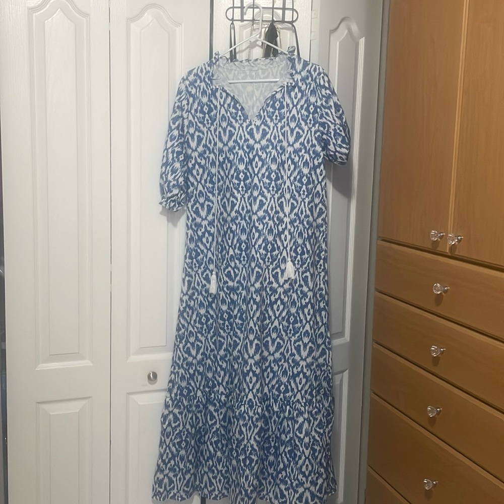 White and blue
